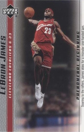 2004 upper deck lebron james phenomenal beginning